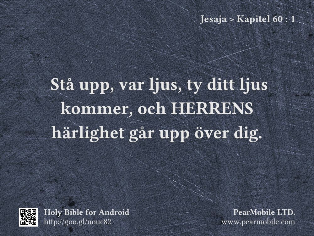 Jesaja, Kapitel 60:1